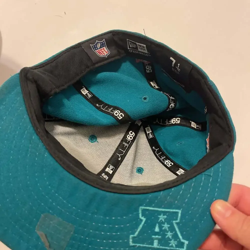 Miami Dolphins Teal Flat Brim Snapback Hat